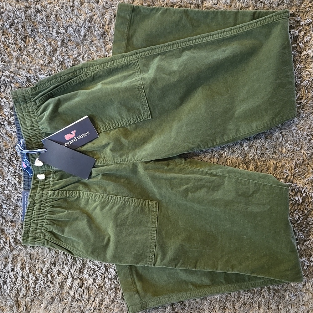 NWT Vineyard Vines Olive Corduroy Jetty Pant
